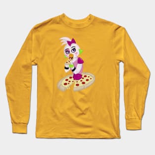 Chica loves Pizza! Long Sleeve T-Shirt